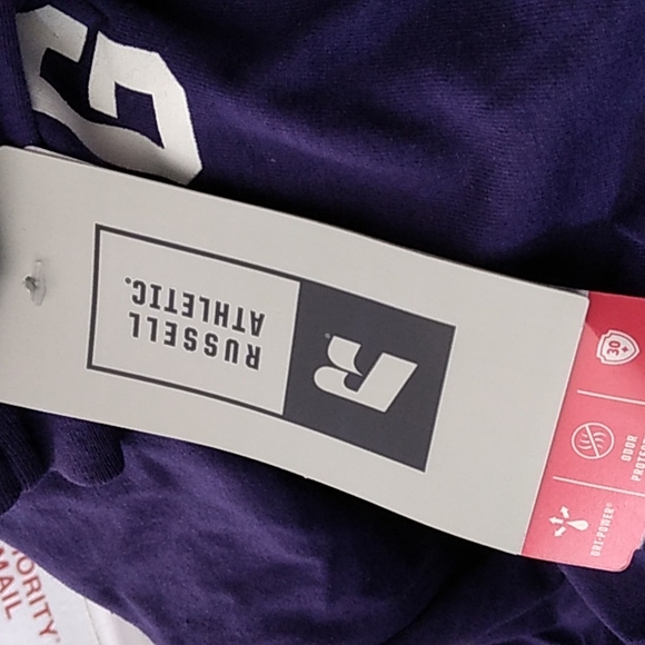 Ladies (small) size pullover long sleeve shirt official Russell Athletic - Picture 6 of 6